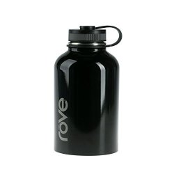 Rove 64OZ Stainless Steel Single Wall Bottle - President Black
