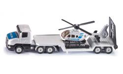 Scania Low Loader With Police Helicopter 1:87