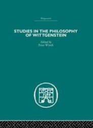 Studies In The Philosophy Of Wittgenstein Hardcover