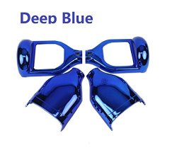 Wintech Deep Blue 6.5 Inch Chrome Outer Plastic Cover Case Shell Replacement Smart Self Balance Wheel Balancing Electric Scooter Spare Parts