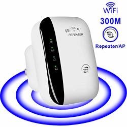 Wifi Range Extender With Wps Internet Signal Booster 300MBPS Wireless Repeater 2.4GHZ Amplifier For High Speed Long Range Easily Set Up Supports Repeater access Point