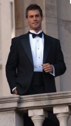 Dashing Men's Bow Tie - Black - Perfect For Weddings Or Matric Farewell - Adjustable