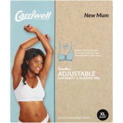 Carriwell Seamless Drop Cup Adjustable Nursing Bra - Black