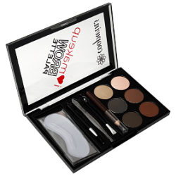 Eyebrow Shaper And Pallette With Colour