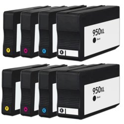 HP Compatible 950XL 951XL Ink Cartridge Multipack X 2