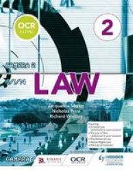 Ocr A Level Law Book 2 Paperback