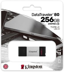 Kingston Technology - Datatraveler 80 - 256GB USB Type-c USB 3.2 Flash Drive