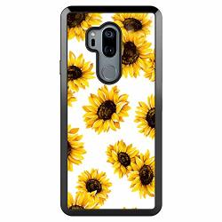 LG G7 Thinq Case Yunuo Sunflower Drawing LG G7 Thinq Casetpu Ultra-thin Shock-absorbing Anti-friction And Dust-proof Mobile Phone Case For LG G7 Thinq
