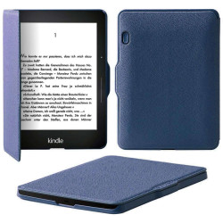 SUPCASE Slim Lightweight PU Leather Hard Shell Case Cover for Amazon Kindle Voyage - Blue