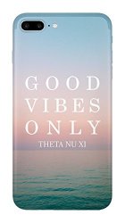 Theta Nu Xi Good Vibes Only Name Iphone 7 Plus Case Lighweight Decorative Iphone 7+ Plus Case With Glossy Finish Iphone 7 Plus