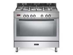 ELBA Fusion Gas Hob & Electric Oven 90CM Stainless Steel
