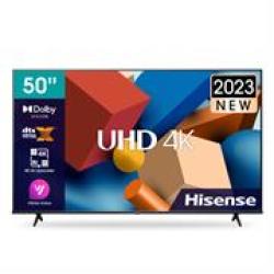 Hisense 50 Inch A6K Series Direct LED Uhd Smart Tv - Resolution 3840 × 2160 Native Contrast Ratio 5000:1 8MS Response Time Built-in Wi-fi