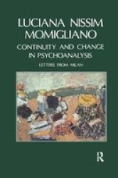 Continuity And Change In Psychoanalysis - Letters From Milan Hardcover