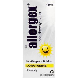 Allergex Non Drowsy Syrup Loratadine 150ML