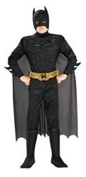 Rubie's Child's Dark Knight Rises Deluxe Muscle Chest Batman Costume With Mask Small