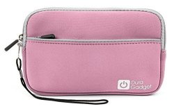 Duragadget Pink Water & Scratch-resistant Neoprene Case - Suitable For Use With Kidz Delight Smartphone 00413