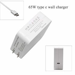 65W Type C Pd Portable Wall Charger Adapter For Laptop Type C Notebooks Macbook Pro Lenovo Yoga 720-13IKB 910 910-13IKB Thinkpad X1 Carbon 5TH