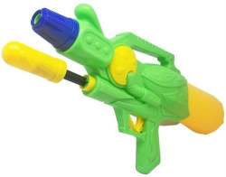 Super Pump Action Water Gun Green - Sleek Design Strong Pump Action Long-range Water Spray Easy To Fill Ideal For Ages 6 And