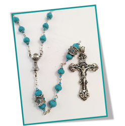 Turquoise December Birthstone Rosary