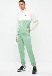 Nike hot sale silver tracksuit