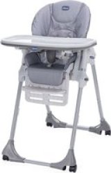 Chicco Polly Compact Easy-clean Highchair Taupe