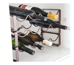 Single Layer Iron Wine Rack
