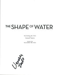 Vanessa Taylor Signed Autographed The Shape Of Water Movie Script Coa