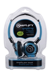 Amplify Symphony Headphones With MIC - Blue black