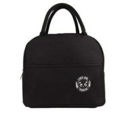 Lunch Cooler Bag With Insulation - Black