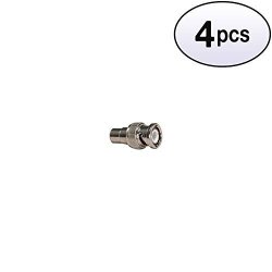Gowos 4 Pack Bnc Male To Rca Female Adapter