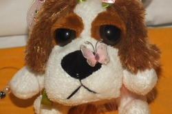 Fairy Puppy Hanging - Very Cute Has Wings And A Butterfly On Its Nose