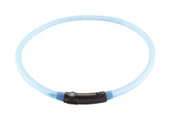 LED Silicone Luminescent Tube Yukon Dog Universal 20-70cm Blue Cuttable With USB Cable