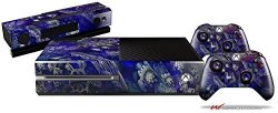 Flowery - Holiday Bundle Decal Style Skin Fits Xbox One Console Kinect And 2 Controllers Xbox System Sold Separately