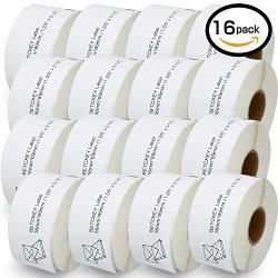 16 Rolls Dymo 30321 Compatible 1-4 10" X 3-1 2" 36MM X 89MM Large Address Labels Compatible With Dymo 450 450 Turbo 4XL And Many More
