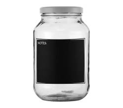 Consol Jar With Black Notes 3L