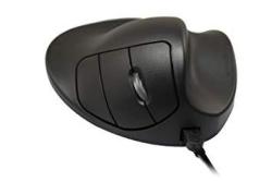 Hippus S2WB-LC Wired Light Click Handshoe Mouse Right Hand Small Black