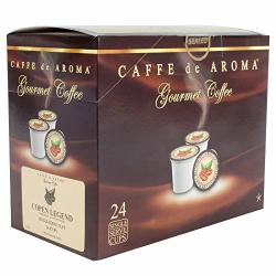 Caffe De Aroma Coffee Single Serve Cups 24 BOX Copen Legend