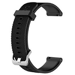 LOKEKE Suunto 3 Fitness Smart Watch Replacement Breplacement Silicone Bstra Silicone Black