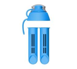 Filter Cartridge For Water Bottle X 2 + Free Lid Blue