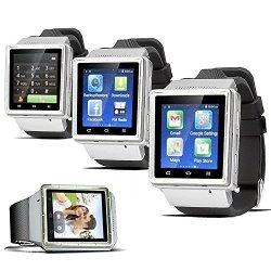 InDigi Unlocked Android 4.4 Smart Watch Cell Phone GSM 3G Wifi Gps Google Play Store Smart Watches