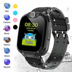 Huawise Kids Smartwatch Sd Card Included Waterproof Smartwatch For Kids With Quick Dial Sos Call Camera And Music Player Birthday Gift Game Watch For Boys