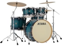 CL52KRS-BAB Superstar Classic 5PC Shells Only Acoustic Drum Kit - Blue Lacquer Burst 22 10 12 16 14 Inch