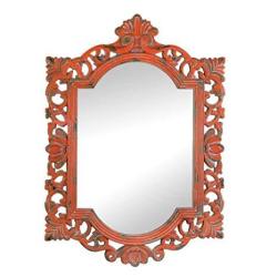 Accent Plus Mirror Wall Rustic Contemporary Framed Square Vintage Coral Mirrors Wall Art