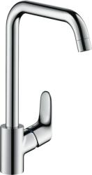 Hansgrohe Kitchen Sink Mixer Tap Decor Single Lever Black H33.8 Cm Spout Reach 20.4CM