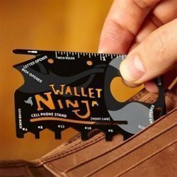 ThumbsUp Wallet Ninja 16 in 1 Credit Card Sized Multi Tool