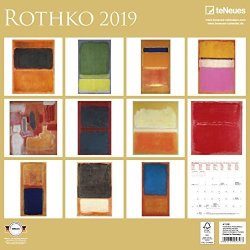 2019 Rothko Calender - Teneues Grid Calendar- Art Calender - 30 X 30 Cm