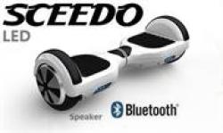 Sceedo 6.5 Inch Bluetooth Electric Two Wheeler Self-balancing Board - Built-in LED Lights Maximum Speed Limit 10KM H Max Tilt Around 15°-30° Load 20-100KG Lithium-ion