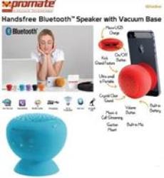 Promate Globo-2 Portable Bluetooth 3.0 Speaker with Suction Stand in Blue