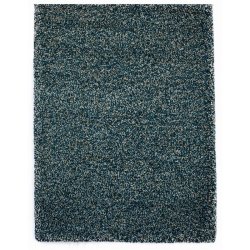 Carpet City Teal Multi Toned Shaggy Rug 133X190 Cm