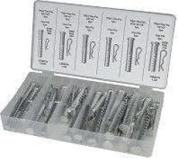 Assorted Clevis And Cotter Pin Set - 56 Pieces